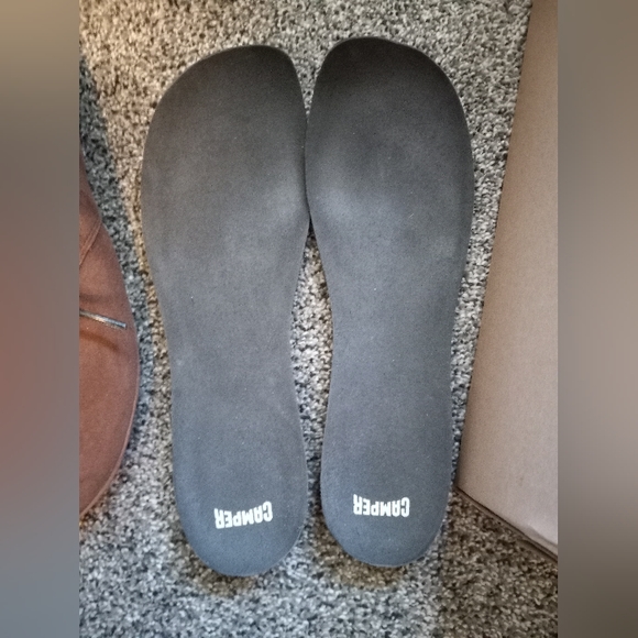 Camper Right Nina Lace up Suede Shoes sz 40 / 10 brown - Picture 6 of 8